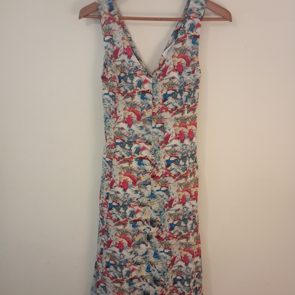 Carmen Marc Valvo Multicolor  Dress